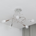 Plafondkroonluchter OXFORD 5xE27/15W/230V glanzend chroom
