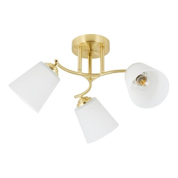 Plafondkroonluchter PAFOS 3xE27/15W/230V goud