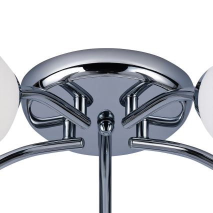 Plafondkroonluchter PORTOS 5xE14/10W/230V glanzend chroom