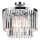Plafondkroonluchter VETRO 4xE14/40W/230V glanzend chroom