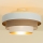 Plafondkroonluchter WENTA 1xE27/60W/230V Ø 50 cm beige/jute