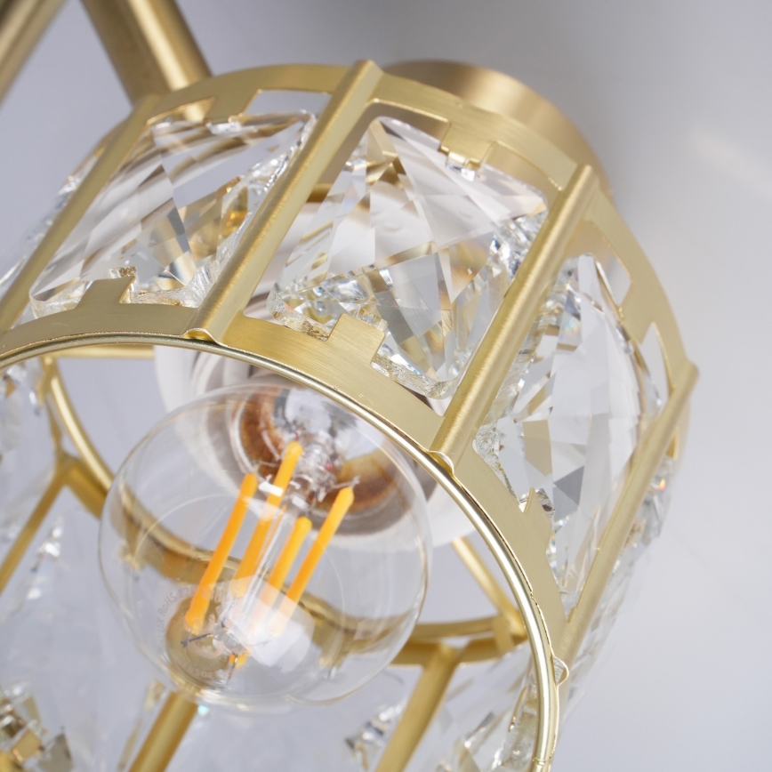 Plafondkroonluchter ZAHARA 2xE27/10W/230V goud