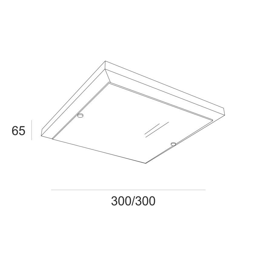 Plafondlamp 1xE27/60W/230V grenen - FSC gecertificeerd
