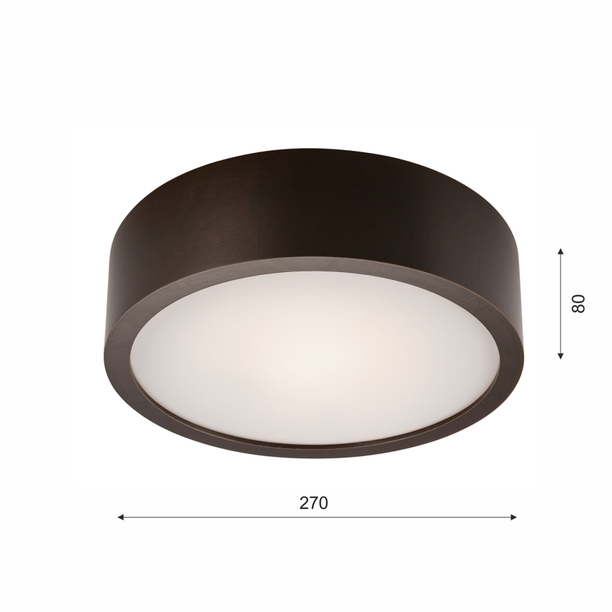 Plafondlamp 1xE27/60W/230V grenen