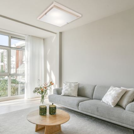 Plafondlamp 1xE27/60W/230V beuk