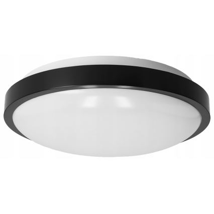 Plafondlamp 2x E27/40W/230V Ø 29,5 cm zwart