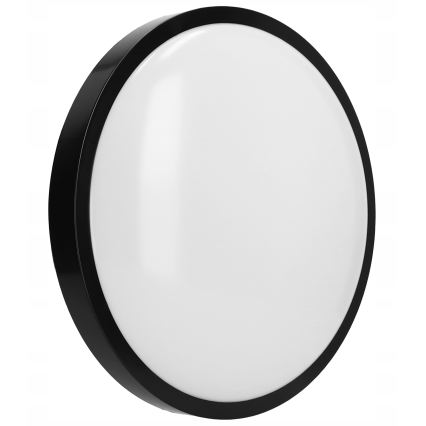 Plafondlamp 2x E27/40W/230V Ø 29,5 cm zwart