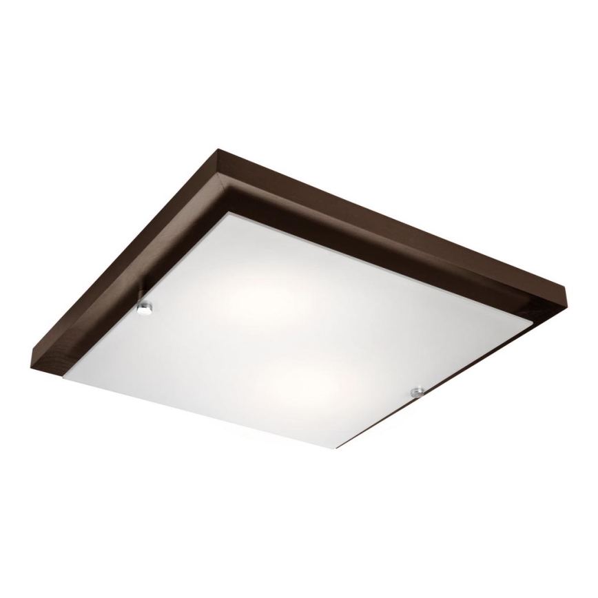 Plafondlamp 2xE27/60W/230V grenen