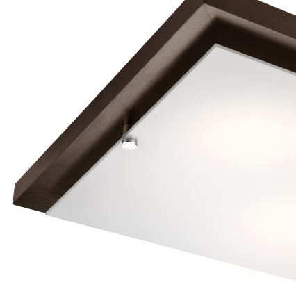 Plafondlamp 2xE27/60W/230V grenen