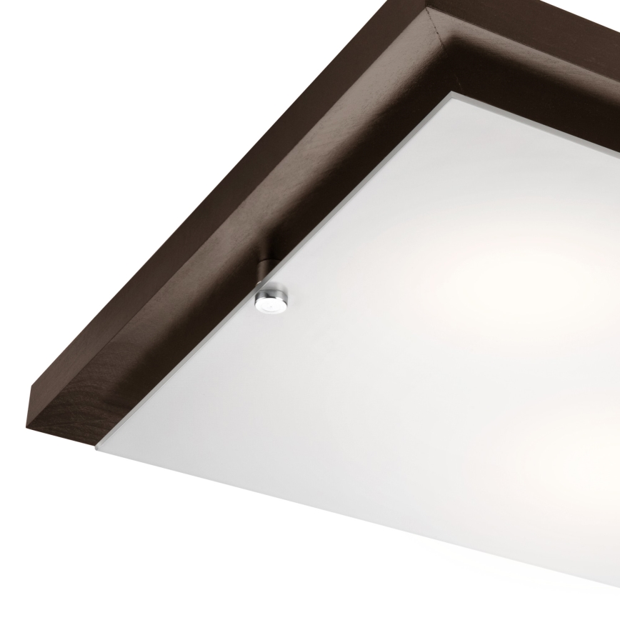 Plafondlamp 2xE27/60W/230V grenen