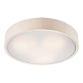 Plafondlamp 3xE27/60W/230V dennenhout