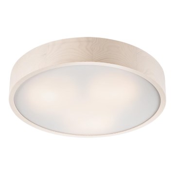 Plafondlamp 3xE27/60W/230V dennenhout