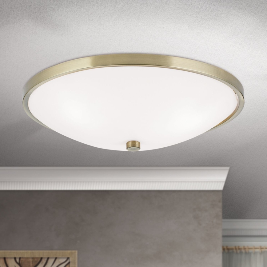 Plafondlamp AIDA 3xE27/60W/230V diameter 40 cm messing