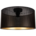 Plafondlamp ALDO 1xE27/60W/230V diameter 40 cm zwart