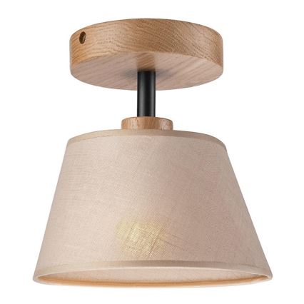 Opbouwlamp ANTONIO 1xE14/60W/230V beige/eik