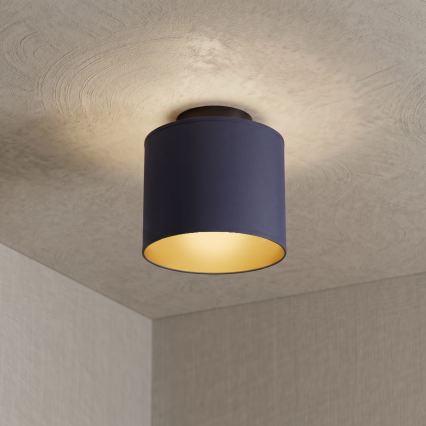 Plafondlamp ARDEN 1xE27/15W/230V Ø 18 cm blauw