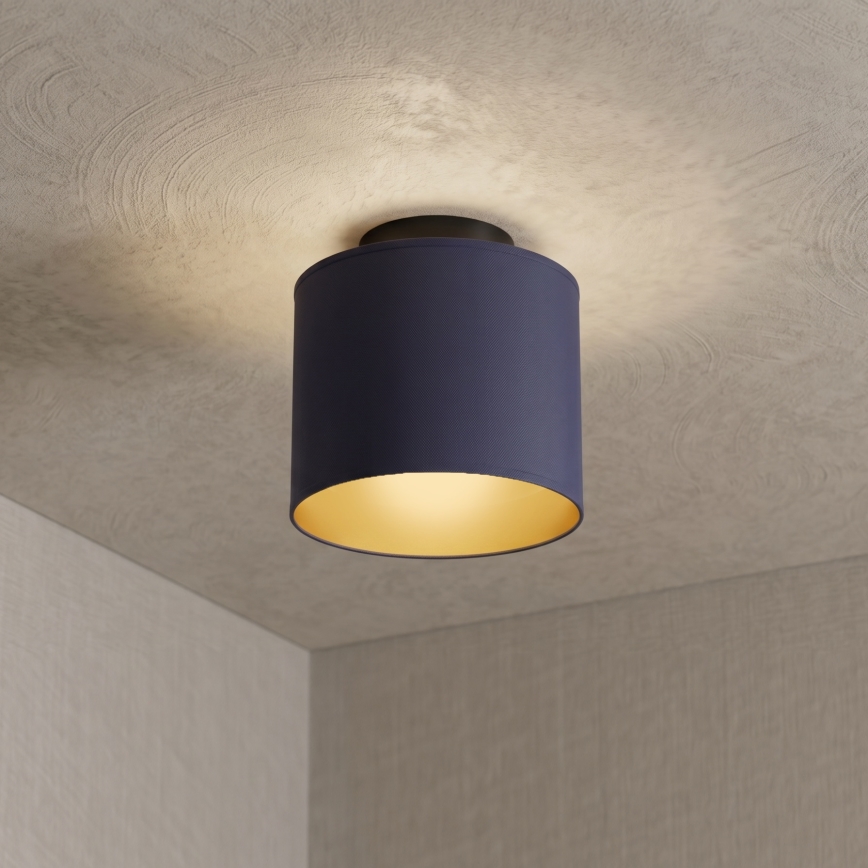 Plafondlamp ARDEN 1xE27/15W/230V Ø 18 cm blauw