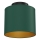 Plafondlamp ARDEN 1xE27/15W/230V Ø 18 cm groen