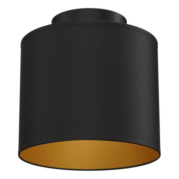 Plafondlamp ARDEN 1xE27/15W/230V Ø 18 cm zwart
