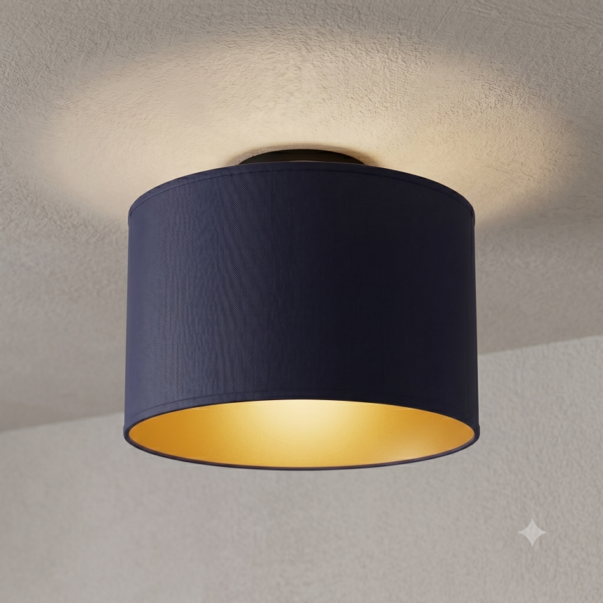 Plafondlamp ARDEN 1xE27/15W/230V, Ø 25 cm, blauw