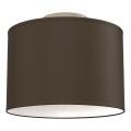 Plafondlamp ARDEN 1xE27/15W/230V Ø 25 cm bruin