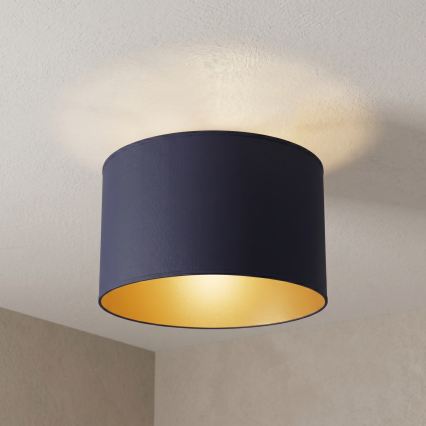 Plafondlamp ARDEN 1xE27/15W/230V Ø 40 cm blauw