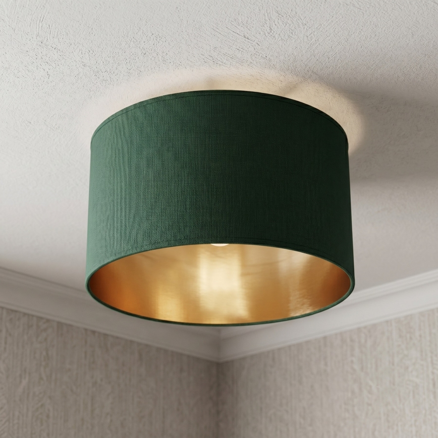 Plafondlamp ARDEN 1xE27/15W/230V Ø 40 cm groen