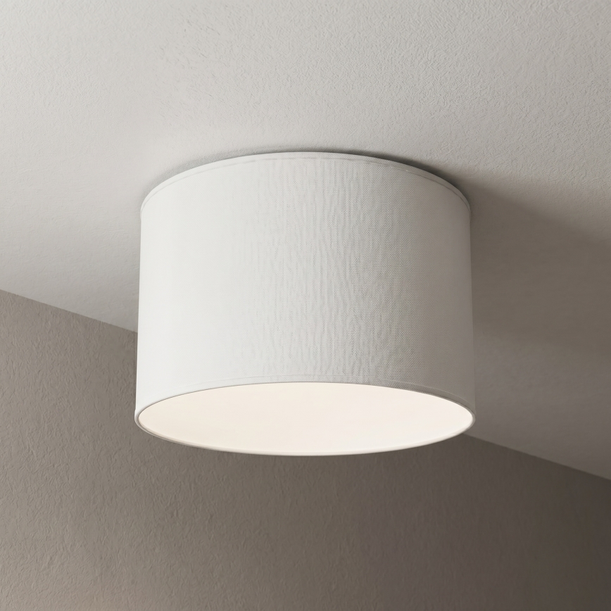 Plafondlamp ARDEN 1xE27/15W/230V Ø 40 cm wit