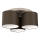 Plafondlamp ARDEN 3xE27/15W/230V Ø 30 cm beige/bruin