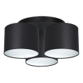 Plafondlamp ARDEN 3xE27/60W/230V zwart/wit