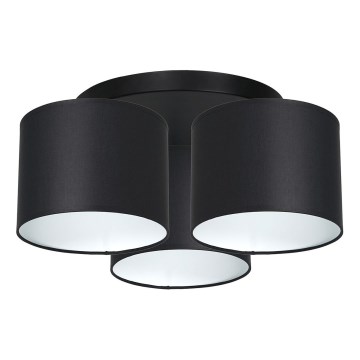 Plafondlamp ARDEN 3xE27/60W/230V zwart/wit