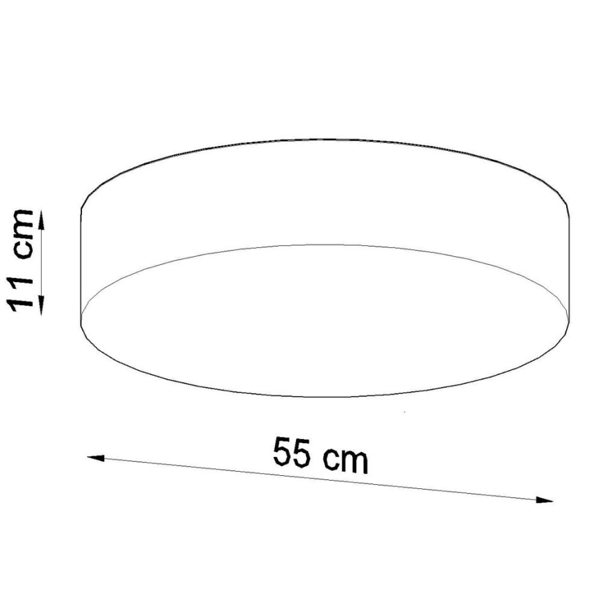 Plafondlamp ARENA 4xE27/60W/230V wit