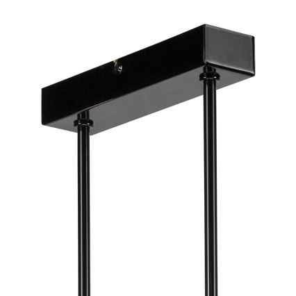 Hanglamp aan staaf ASTRID 4xE27/60W/230V zwart