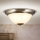 Plafondlamp AUSTRIAN OLD LAMP 2xE27/60W/230V diameter 27 cm brons/beige