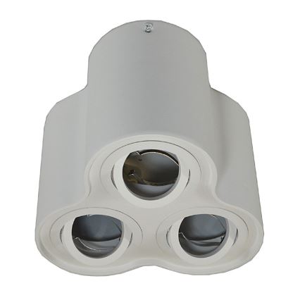 Plafondlamp BAROCO 3xGU10/30W/230V wit