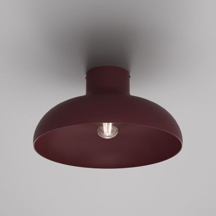 Plafondlamp BASCA 1xE27/15W/230V Ø 40 cm bordeaux