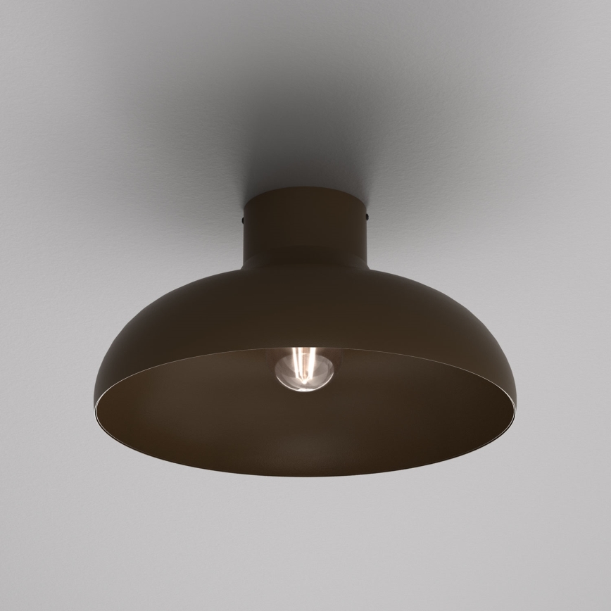 Plafondlamp BASCA 1xE27/15W/230V Ø 40 cm bruin