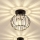 Plafondlamp BELLA 1xE27/40W/230V Ø 20 cm zwart
