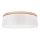 Plafondlamp BENITA 2xE27/25W/230V diameter 48 cm crème/eiken