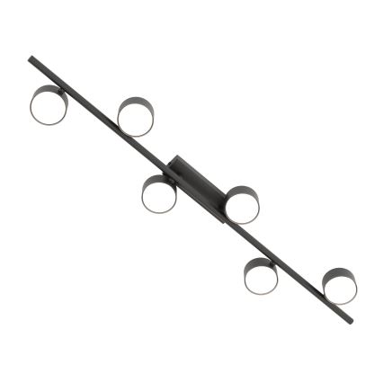 Plafondlamp BET 6xGX53/12W/230V zwart