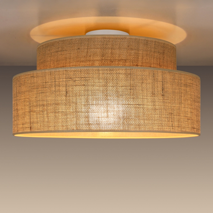 Plafondlamp BOHO 1xE27/60W/230V beige