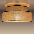Plafondlamp BOHO 1xE27/60W/230V diameter 40 cm beige