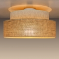 Plafondlamp BOHO 1xE27/60W/230V diameter 40 cm crème/beige