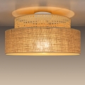 Plafondlamp BOHO 1xE27/60W/230V diameter 40 cm rotan