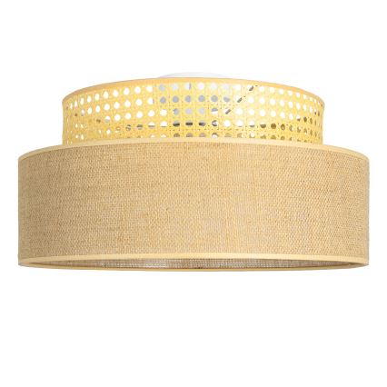 Plafondlamp BOHO 1xE27/60W/230V rotan