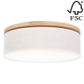 Plafondlamp BOHO 3xE27/25W/230V diameter 48 cm eiken – FSC gecertificeerd