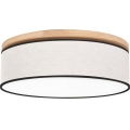 Plafondlamp BOHO 3xE27/25W/230V diameter 48 cm eiken