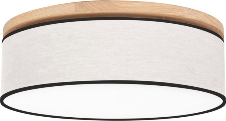 Plafondlamp BOHO 3xE27/25W/230V Ø 48 cm eiken