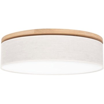 Plafondlamp BOHO 3xE27/25W/230V Ø 58 cm eiken