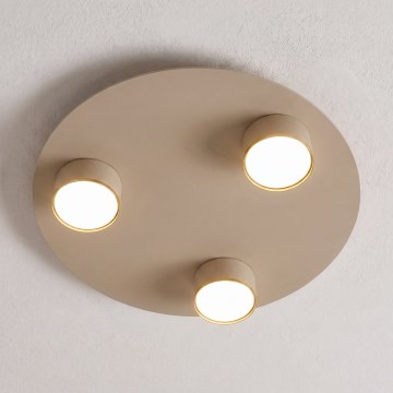 Plafondlamp BOLX 3xGX53/10W/230V beige